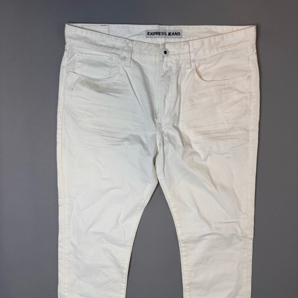 Express White Jeans 36x32 Mens